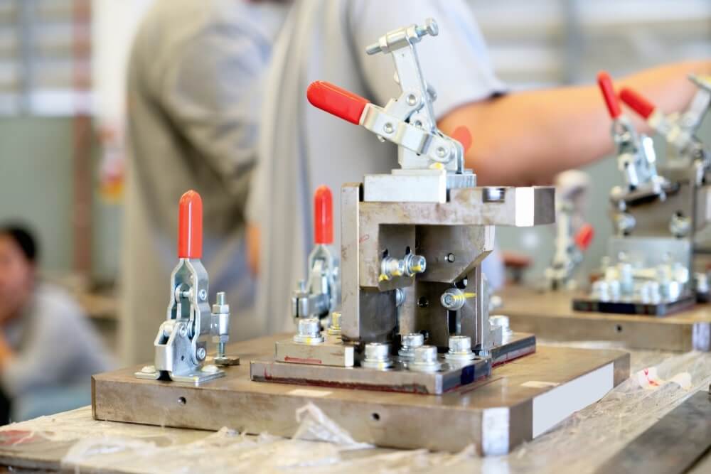 Toggle clamp fikstür bileşeni